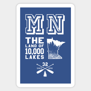 Minnesota MN Land of 10,000 Lakes Magnet